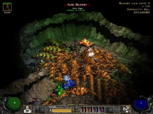 [Diablo 2] На скриншоте: Логово личинок