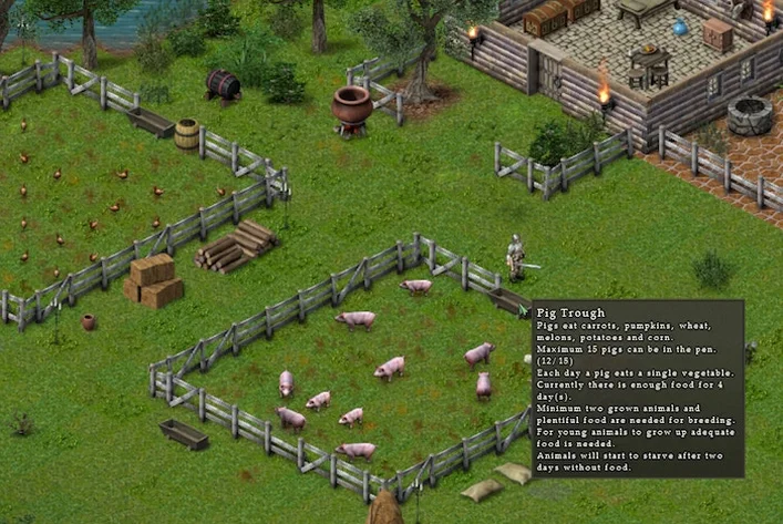 [Balrum] На скриншоте: Свинки в загоне.