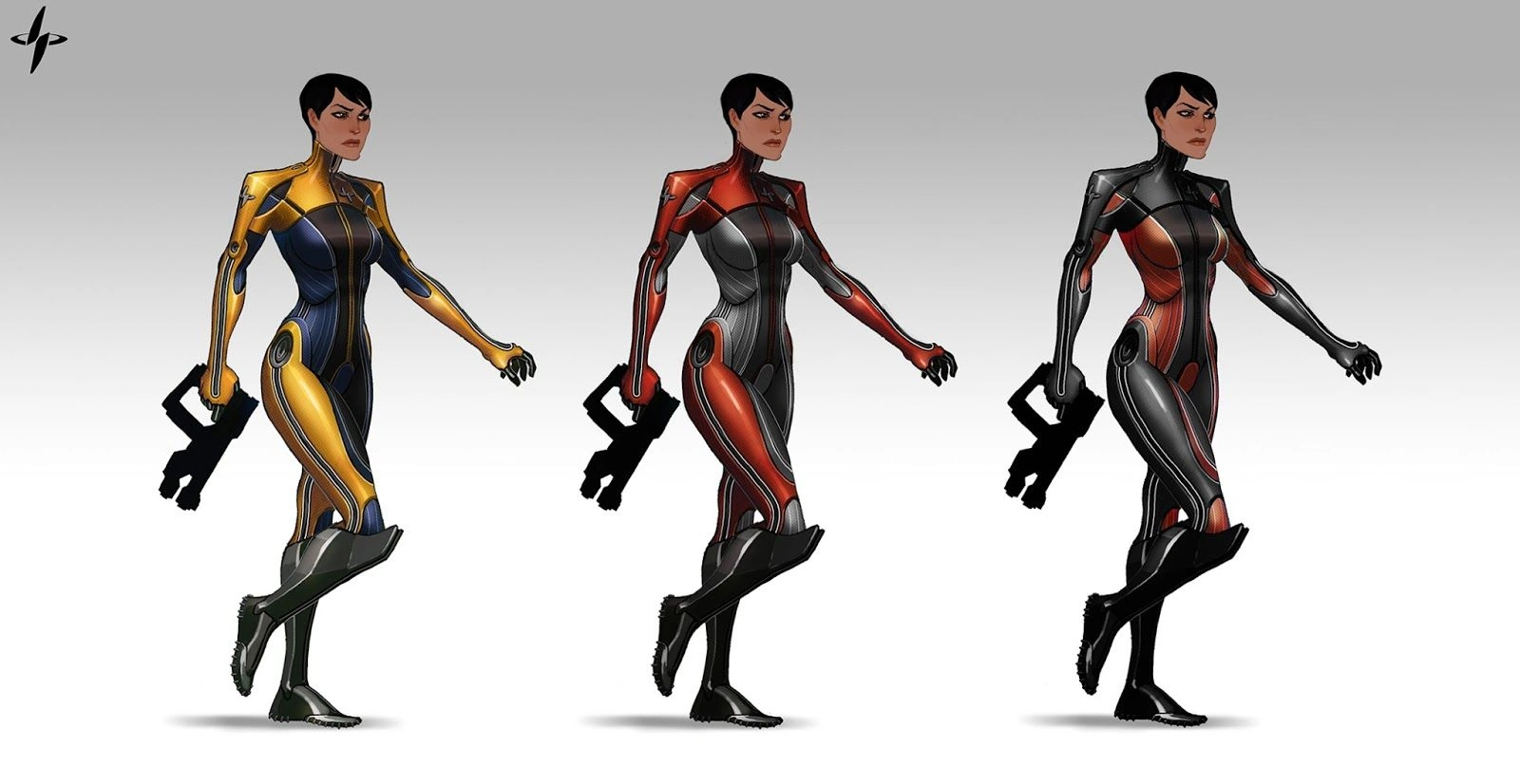 [Mass Effect] Концептуальный рисунок: Гибкая броня Эшли.