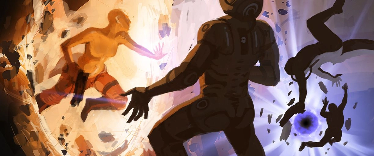[Mass Effect] Концептуальный рисунок: Убегающая из тюрьмы Джек.