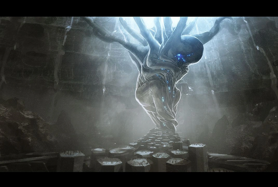 [Mass Effect] Концептуальный рисунок: Протожнец-эмбрион.