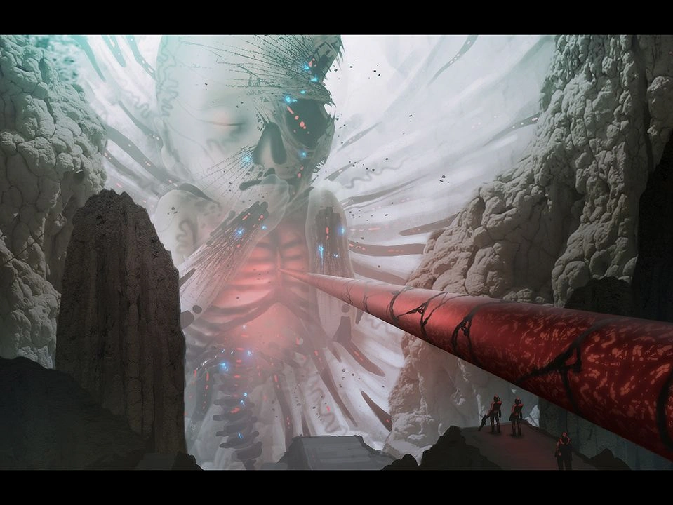 [Mass Effect] Концептуальный рисунок: Строительство Протожнеца.