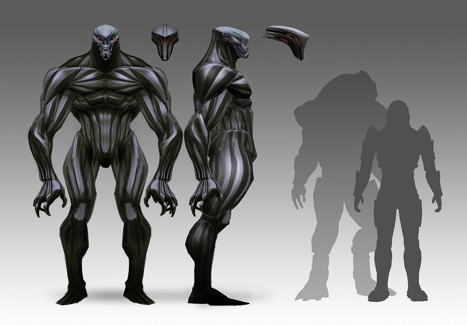 [Mass Effect] Концептуальный рисунок: Ещё один вариант Серого посредника.