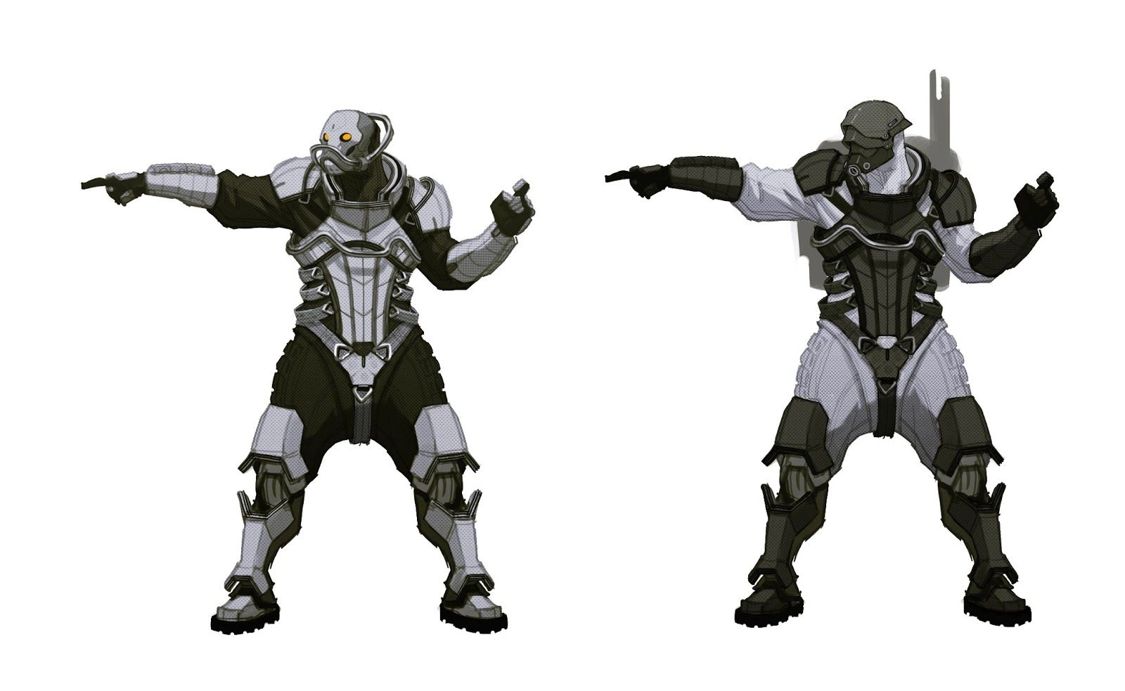 [Mass Effect] Концептуальный рисунок: «Пухлый» солдат «Цербера».