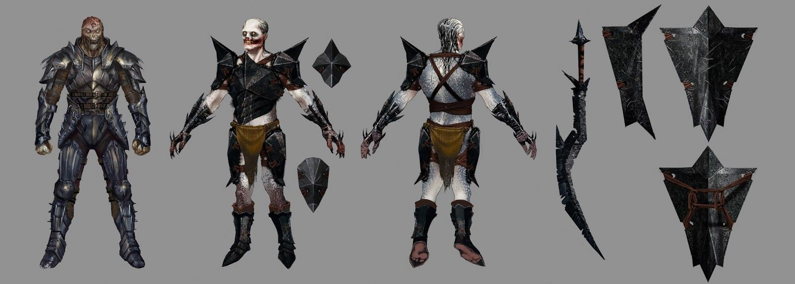 [Dragon Age 2] Концептуальный рисунок: Обновлённый гарлок и броня.