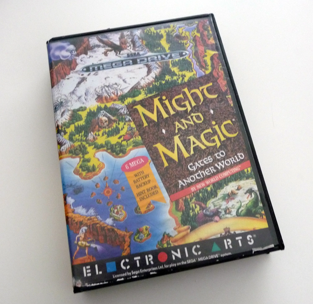 Коробка с Might & Magic 2