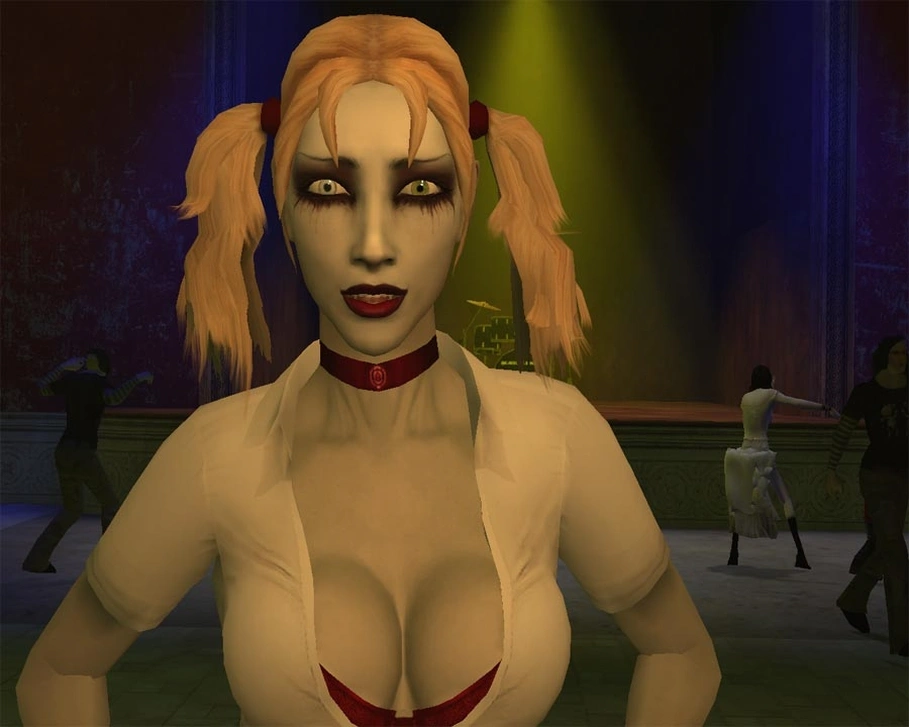 [Vampire: The Masquerade — Bloodlines] Финальная модель Жанетт в совершенно другом клубе в Санта-Монике.