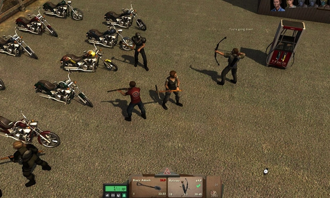 Скриншот Dead State: Оборона на стоянке мотоциклов.