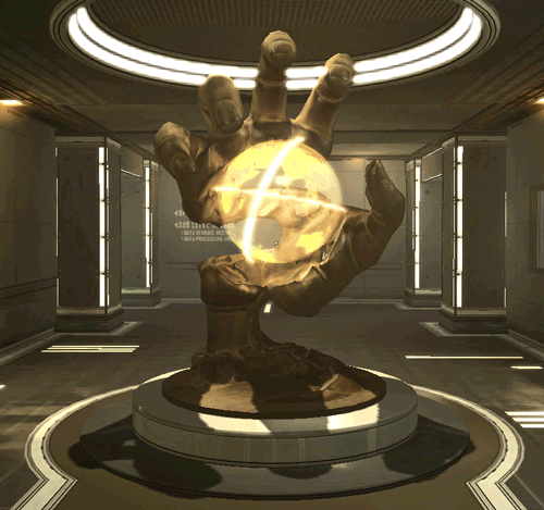 [Deus Ex: Human Revolution] Рука и глобус.