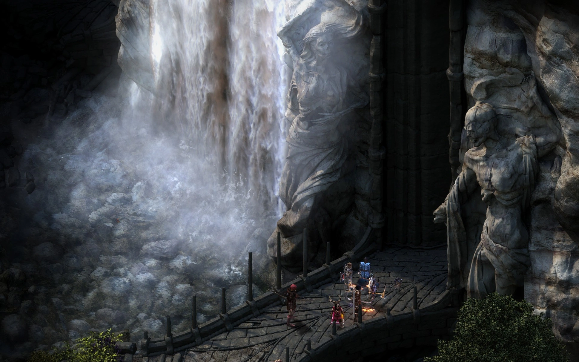 Скриншот Pillars of Eternity: Водопад.