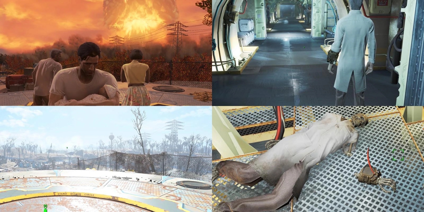 [Fallout 4] До и после бомбардировки.