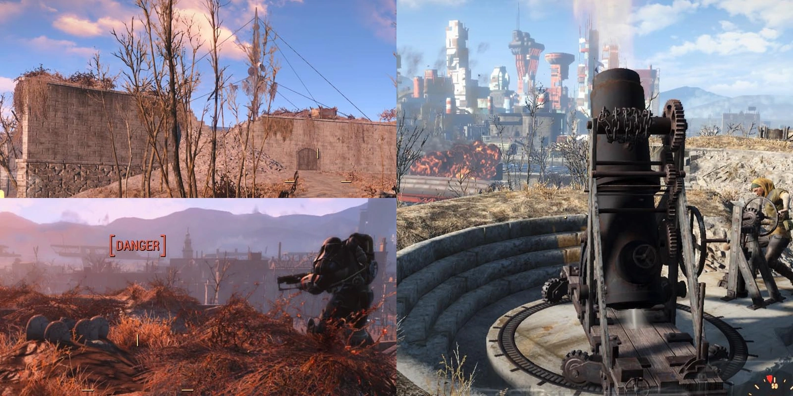 [Fallout 4] Артиллерийская поддержка освобождённого форта.