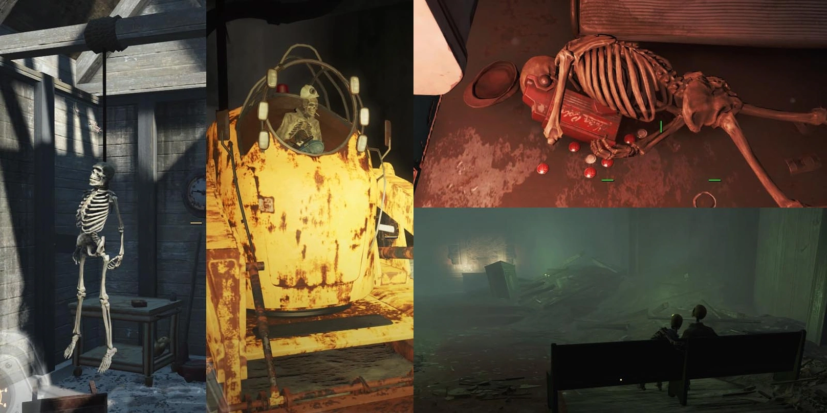 [Fallout 4] Человеческие останки красноречивы как никогда.
