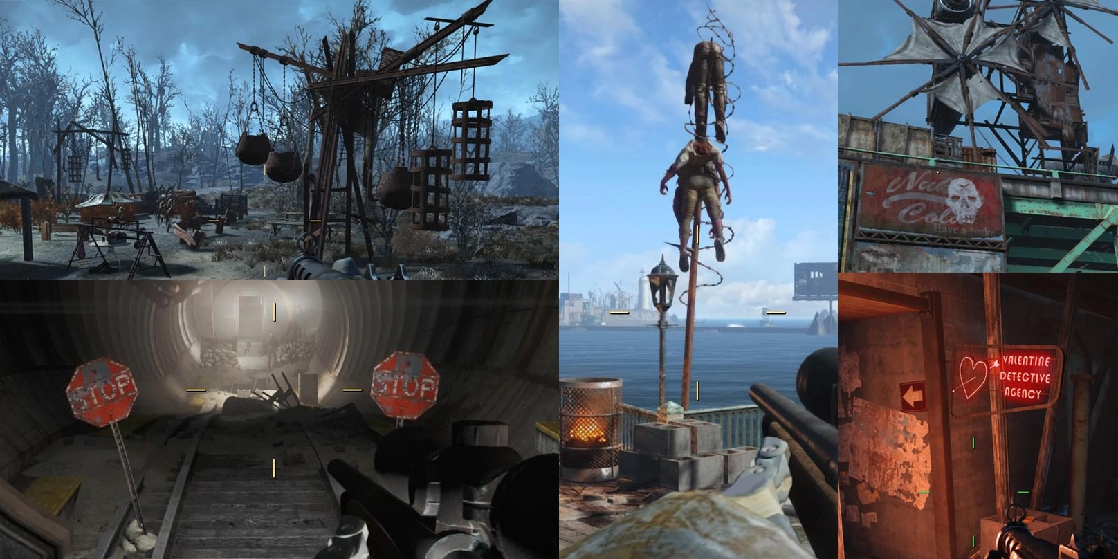[Fallout 4] Окружение предупреждает о врагах.