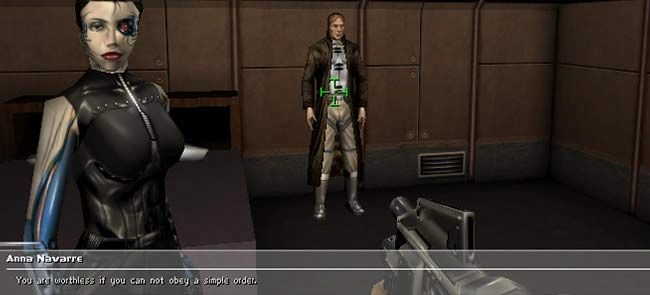 [Deus Ex] На скриншоте: Анна Наварре