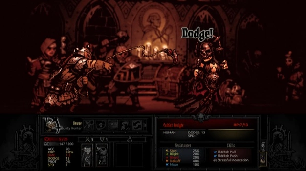 Скриншот Darkest Dungeon: Уклонение.