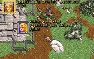 Вид от третьего лица сверху вниз в Ultima VII.