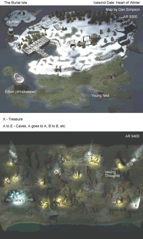 [Icewind Dale] Карта Похоронного острова