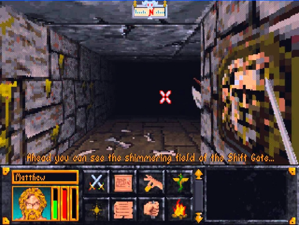 Скриншот The Elder Scrolls: Arena — в подземелье.