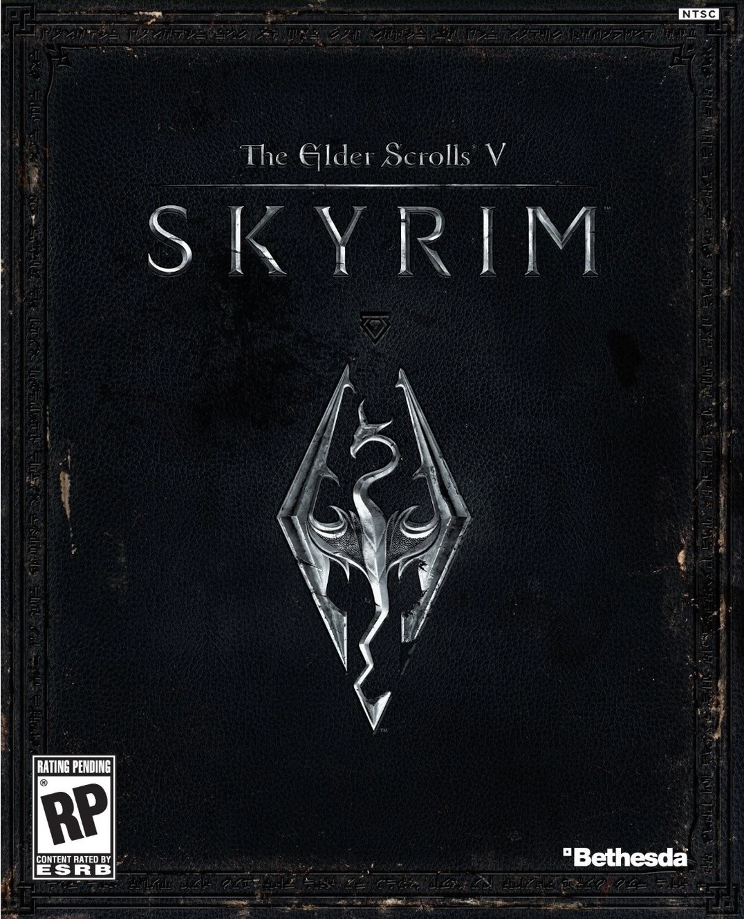 Обложка The Elder Scrolls V: Skyrim.