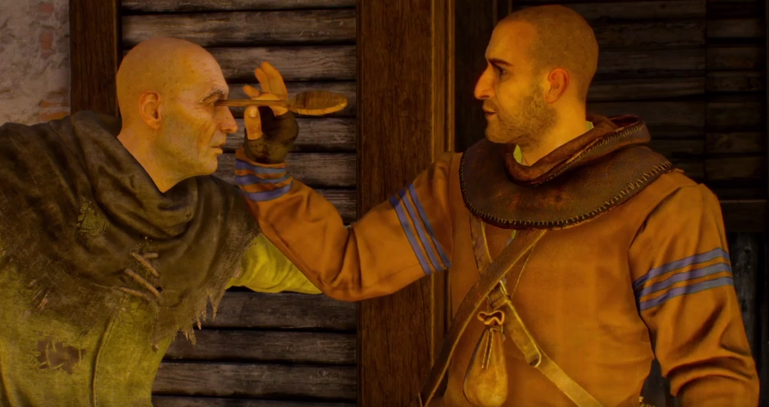 [The Witcher 3] На скриншоте: Гюнтер о’Дим убивает ложкой.