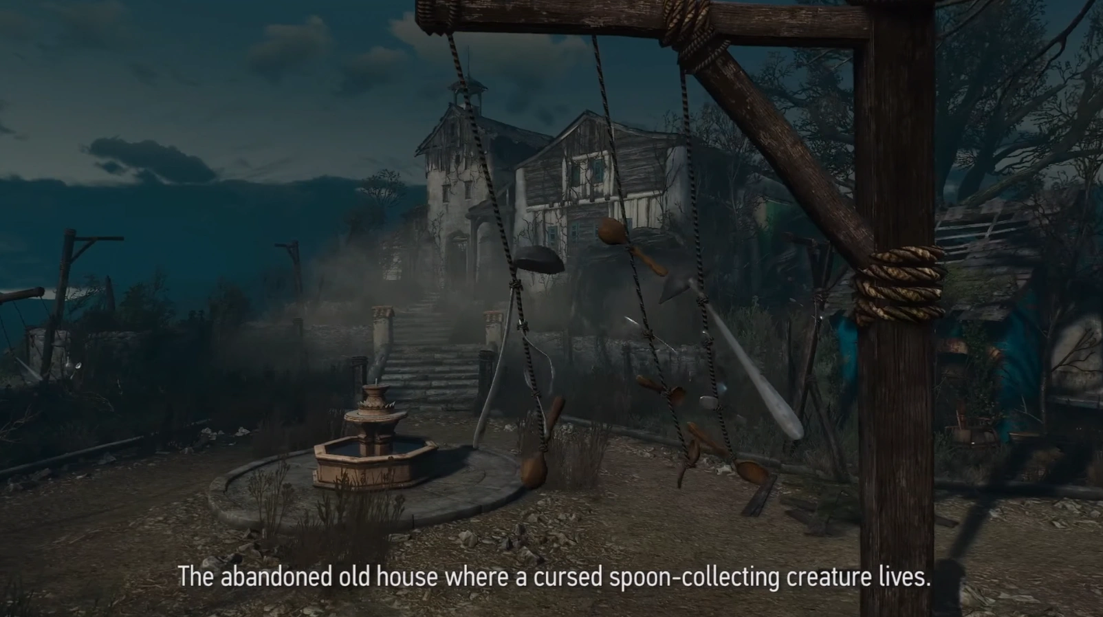 [The Witcher 3] На скриншоте: Старый заброшенный дом.