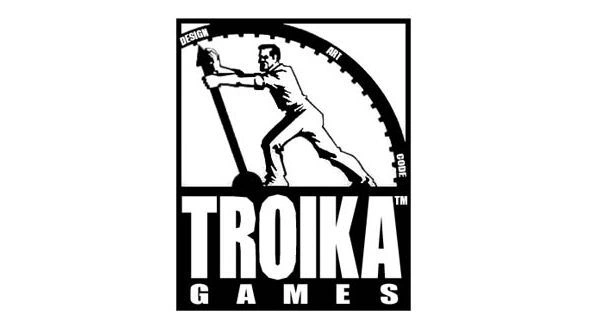 Troika Games Logo.