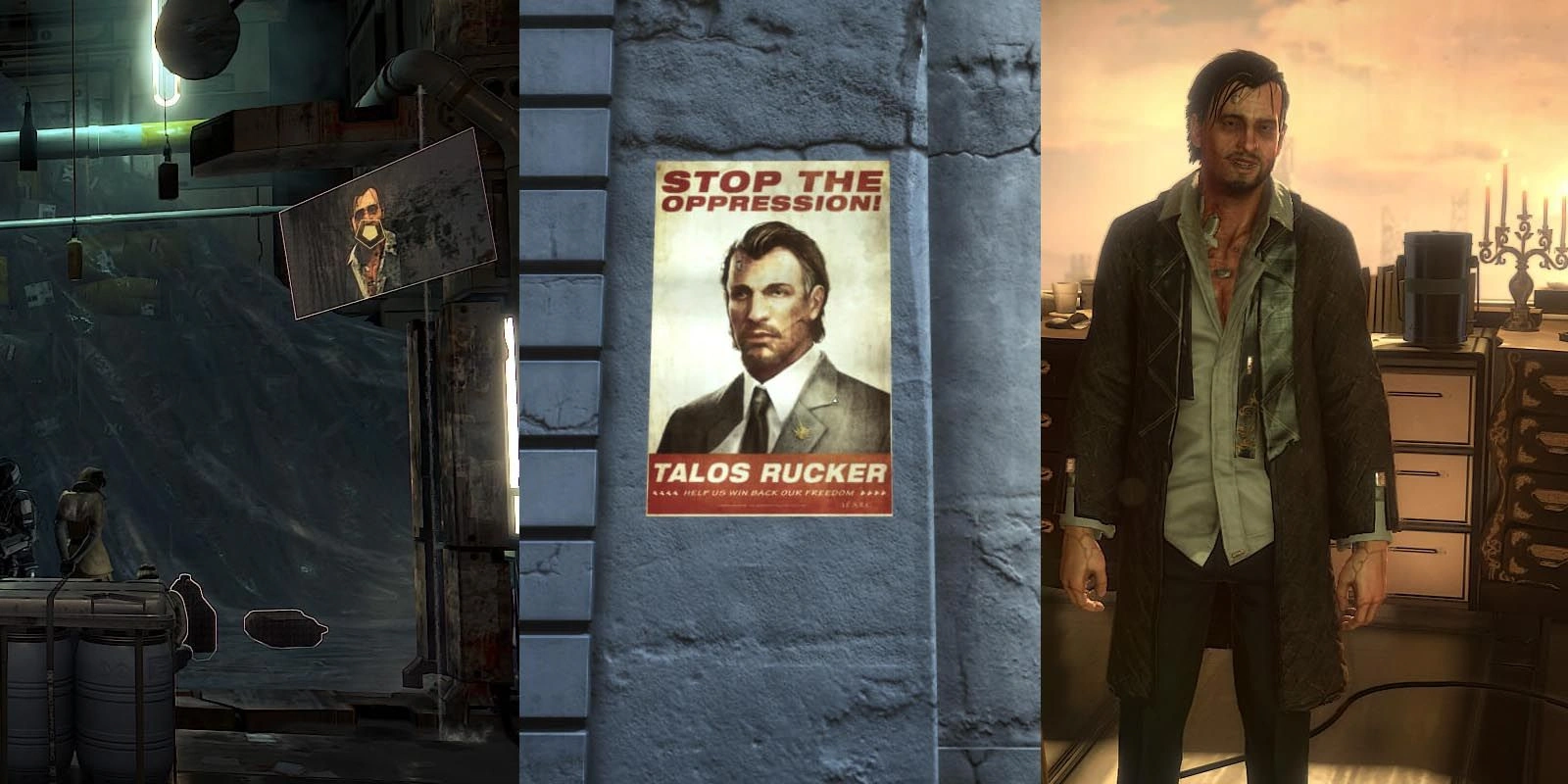 [Deus Ex: Mankind Divided] Талос Рукер на плакате и в жизни.