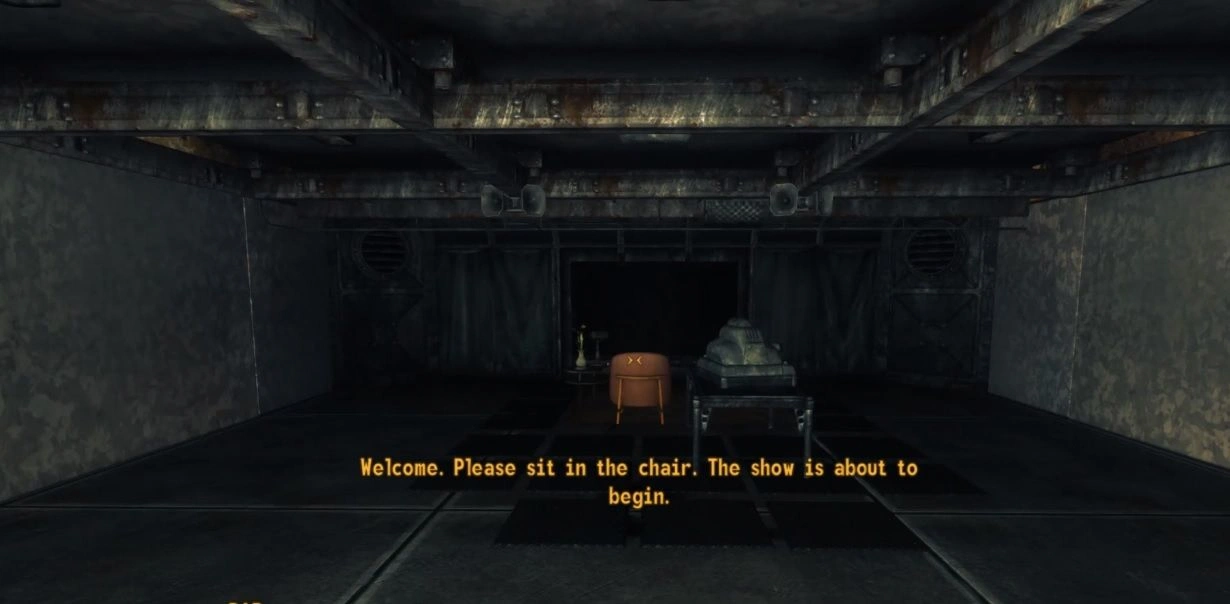 [Fallout: New Vegas] На скриншоте: Та самая комната.