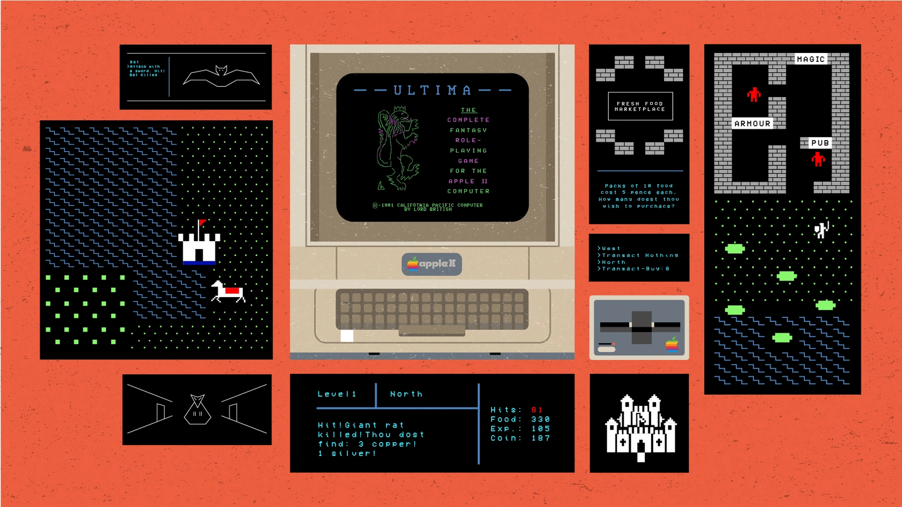 Ultima и Apple II.
