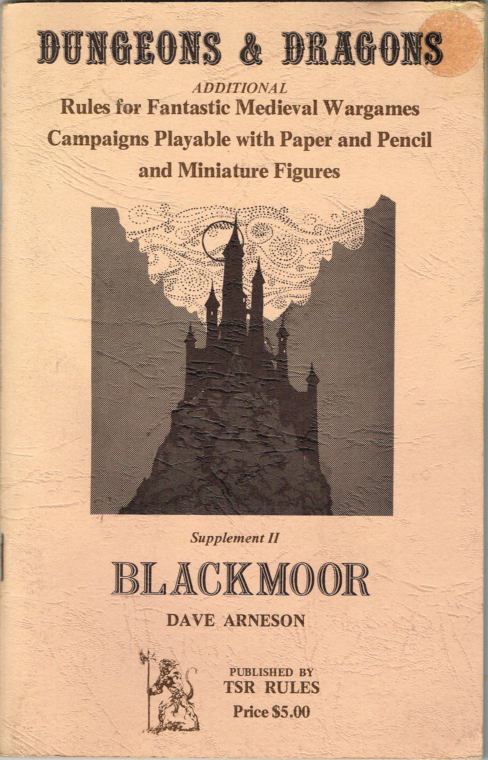 Обложка Dungeons & Dragons: Blackmoor.
