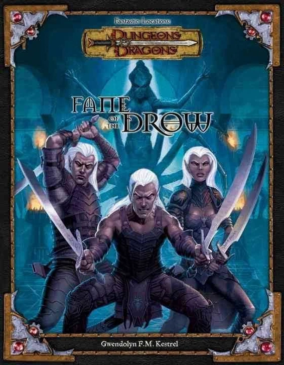 Обложка Dungeons & Dragons: Fane of the Drow.