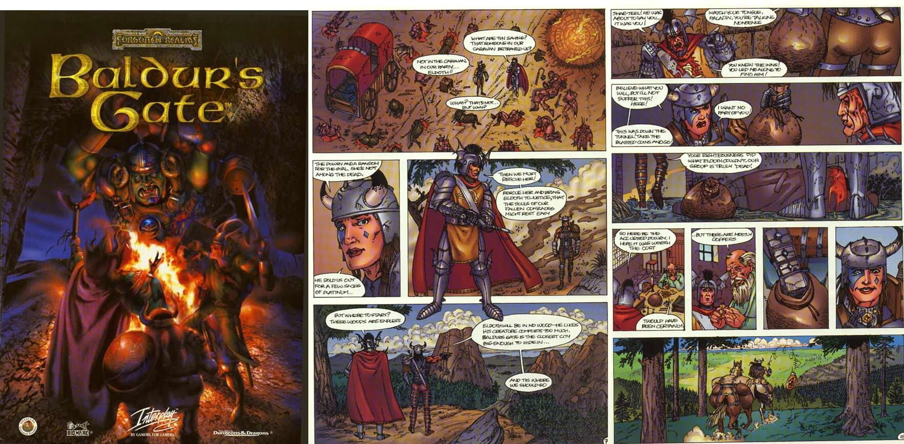 [Baldur’s Gate] Комикс за авторством Джеймса Олена и Люка Кристьянсона.