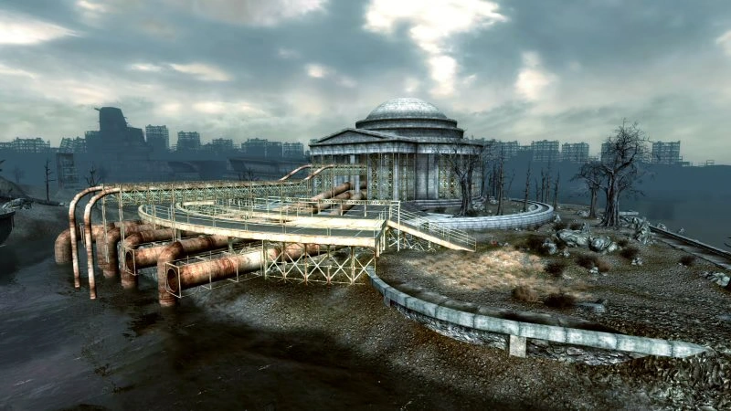 [Fallout 3] На скриншоте: Мемориал Джефферсона без зелёного фильтра
