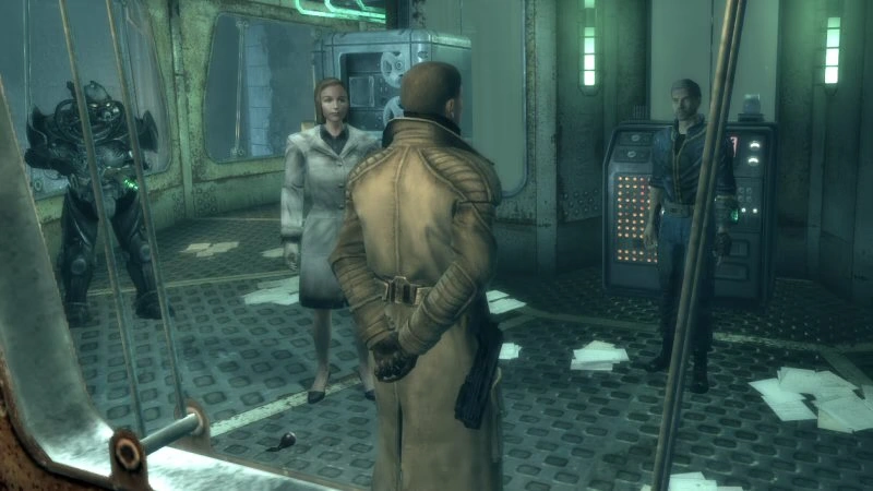 [Fallout 3] На скриншоте: Отэм осаждает очиститель
