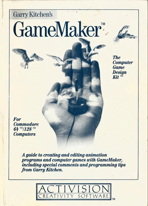 Обложка Garry Kitchen’s GameMaker (1985).