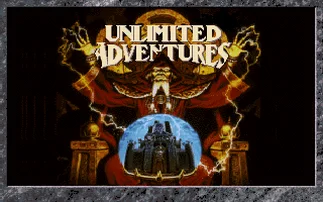 Заглавный экран Forgotten Realms Unlimited Adventures (1993).