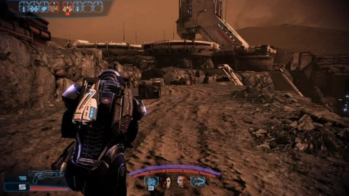 [Mass Effect 3] На скриншоте: Комплекс на Марсе.