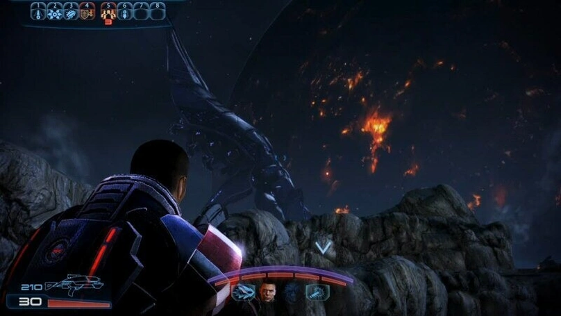[Mass Effect 3] На скриншоте: Жнец на Менае.