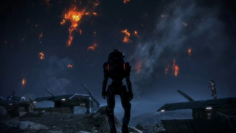 [Mass Effect 3] На скриншоте: Пылающий Палавен.