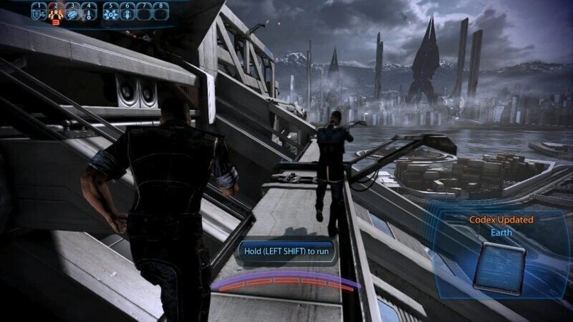 [Mass Effect 3] На скриншоте: Побег с Земли.