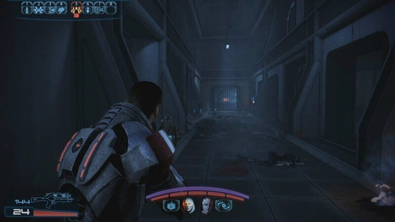 [Mass Effect 3] На скриншоте: Трупы на Цитадели.