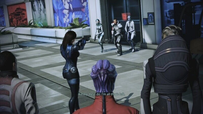 [Mass Effect 3] На скриншоте: Стычка на Цитадели.