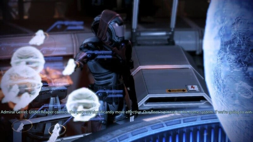 [Mass Effect 3] На скриншоте: Адмирал Геррель.