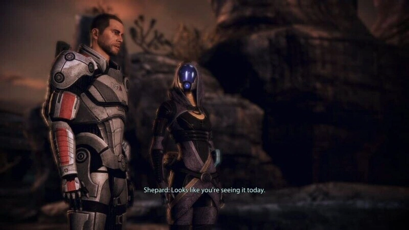 [Mass Effect 3] На скриншоте: Тали на Раннохе.