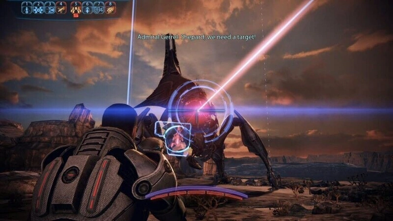 [Mass Effect 3] На скриншоте: Жнец на Раннохе.