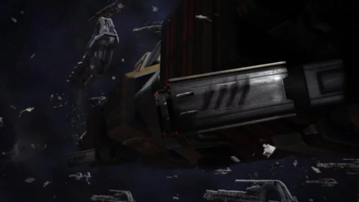 [Mass Effect 3] На скриншоте: Космические пушки.