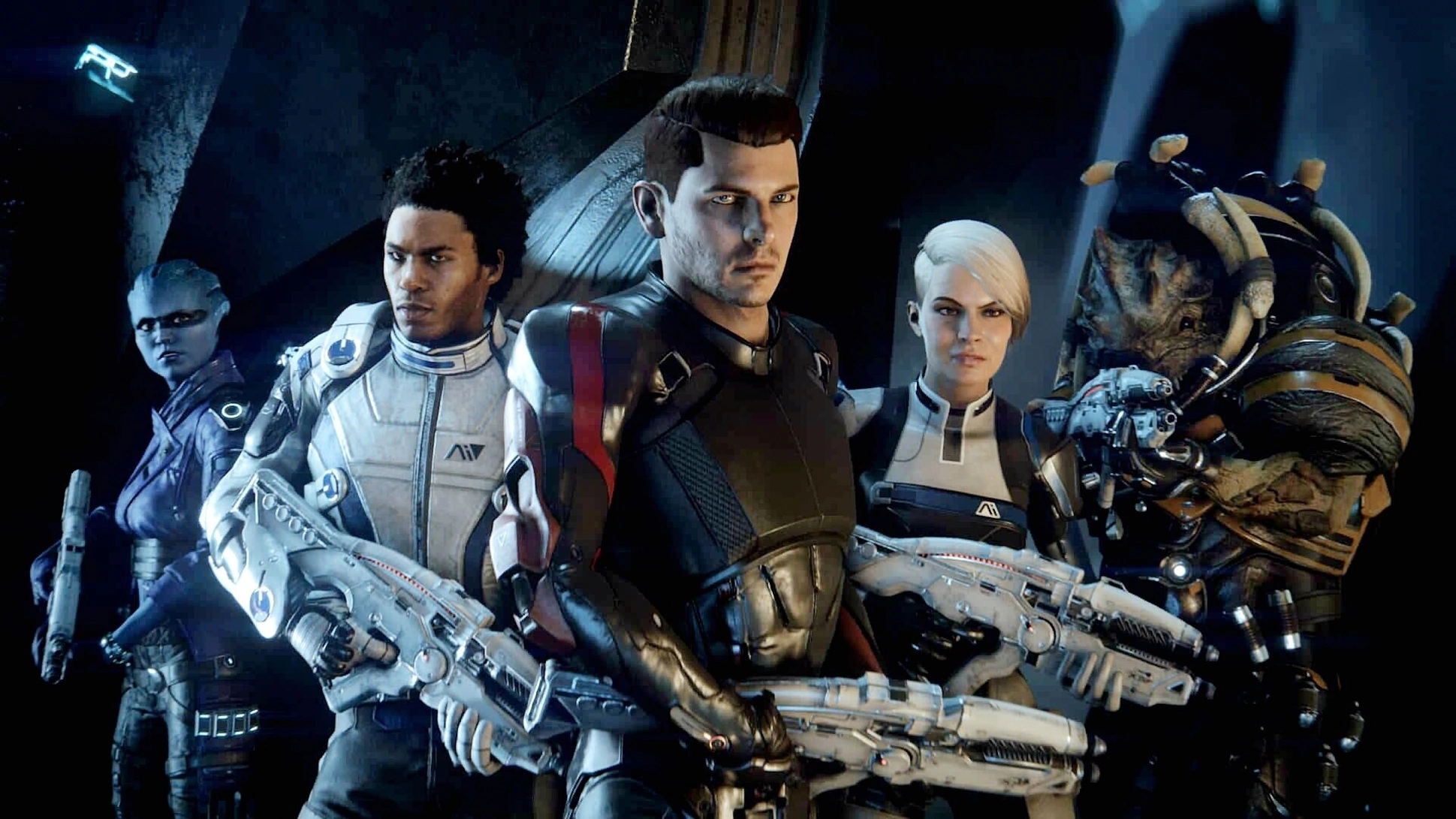 Скриншот Mass Effect: Andromeda: Команда Райдера.