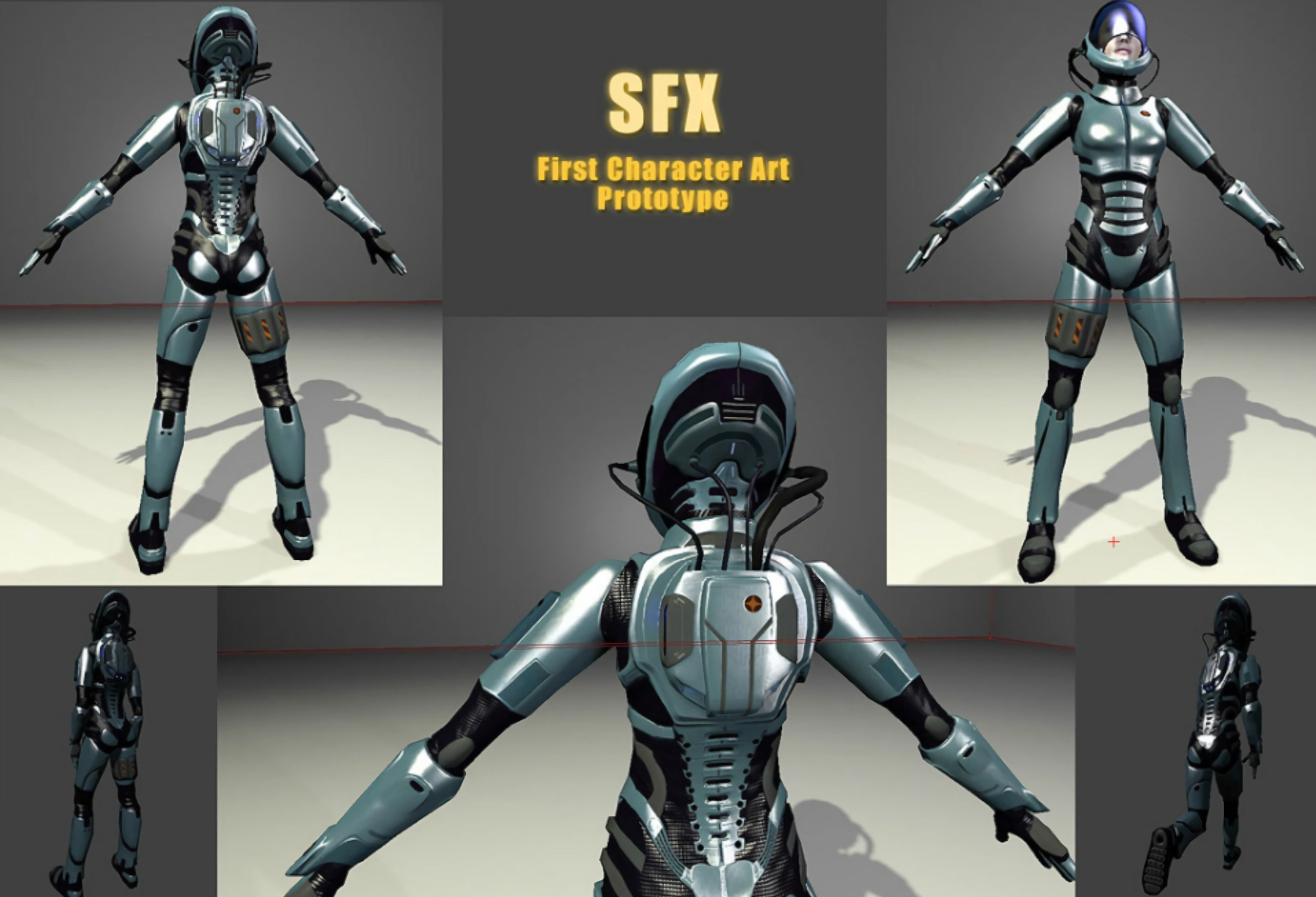 Арт самого первого персонажа, созданного для SFX.