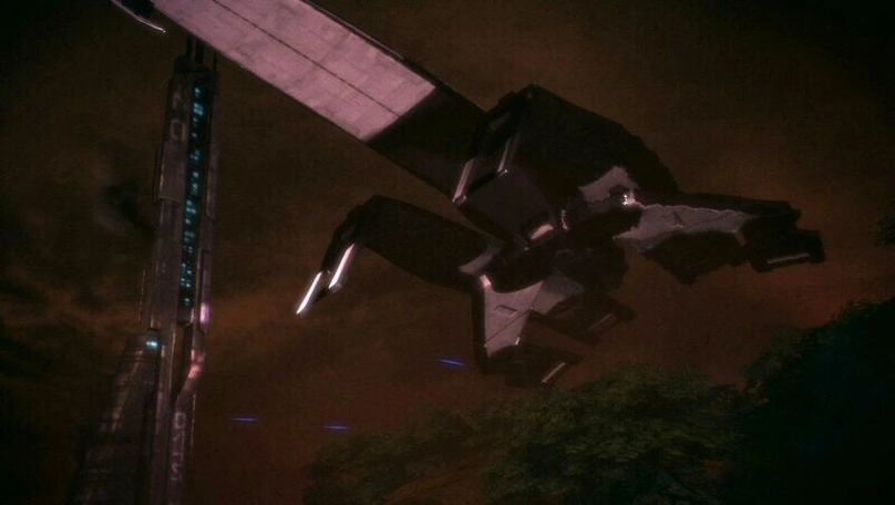 [Mass Effect] На скриншоте: Посадка Нормандии.